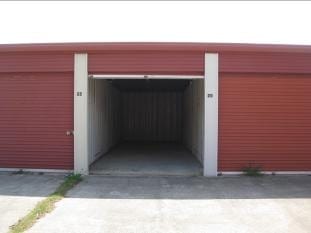 Boat storage facility with covered and outdoor storage options